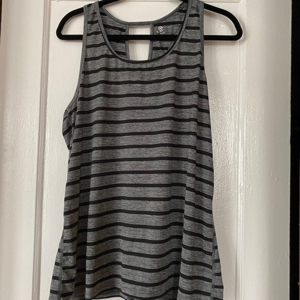 Champion Striped Workout Tank Top